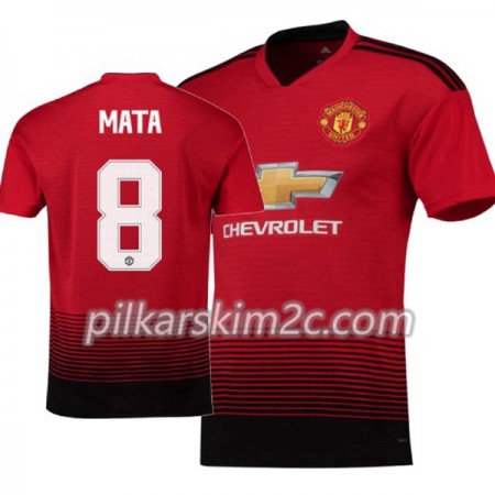 Koszulka Manchester United Juan Mata 8 Główna 2018-2019 - Koszulki Piłkarskie